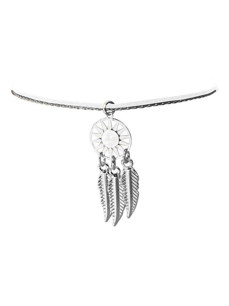 Bracelet pour femme Blanc fantaisie thème Indien Argentée Blanc - Kiabi