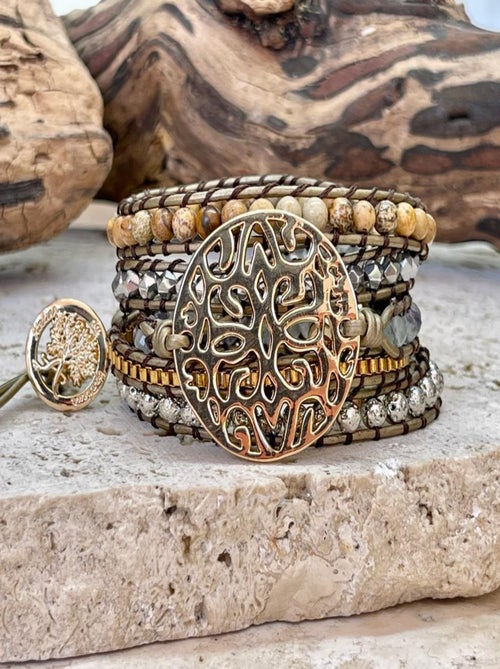 Bracelet protection en plaqué or - Kiabi