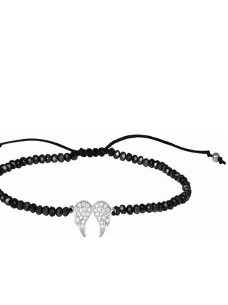 Bracelet pureté en argent 925 et zircon rhodié brillant