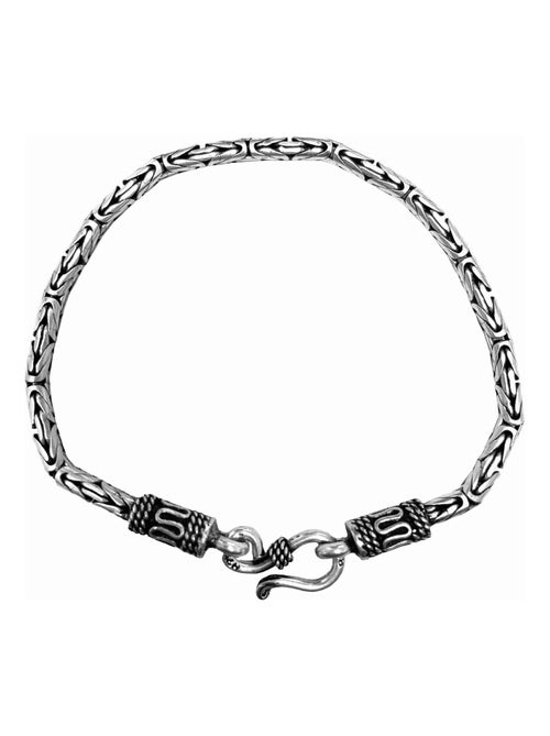 Bracelet style Balinais souple en argent homme/femme - Kiabi