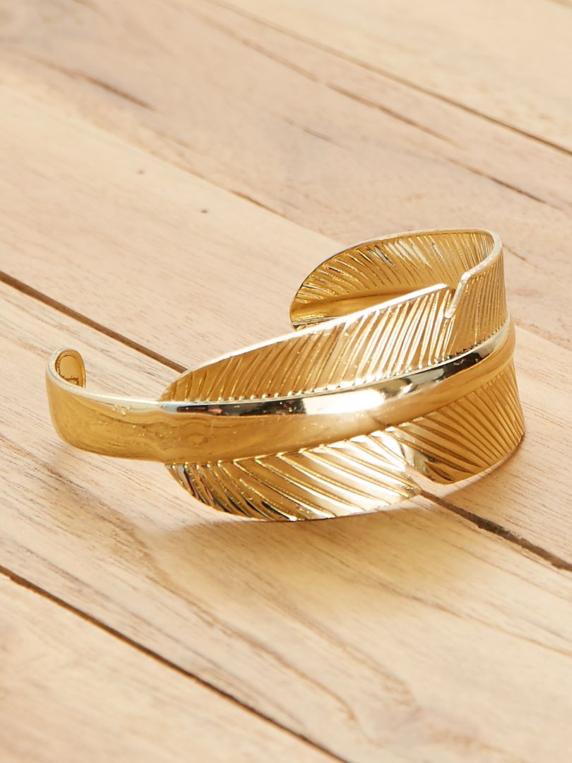 Bracelet style 'feuille' or - Kiabi