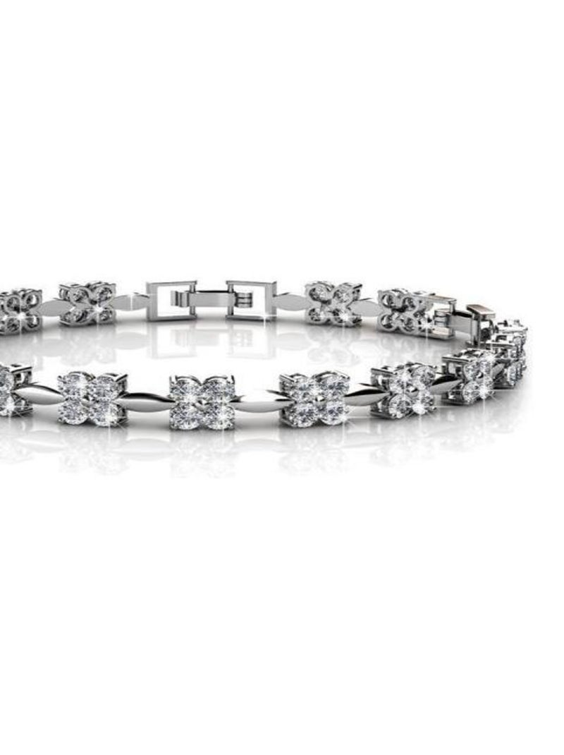 Bracelet Sweet - Argenté et Cristal Argent - Kiabi