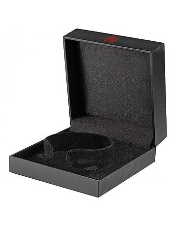 Bracelet torque Zippo en inox torsadé