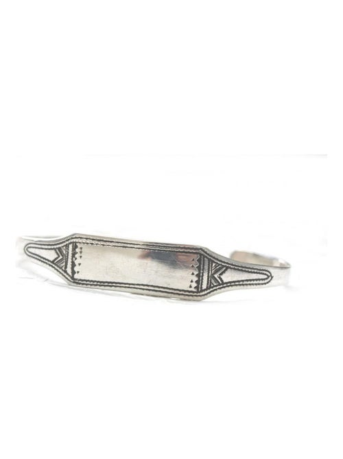 Bracelet touareg argent massif gourmette, Bijoucolor - Kiabi