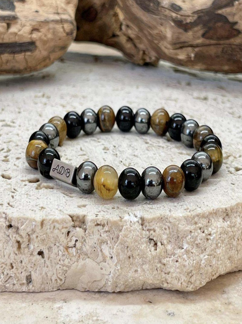 Bracelet triple protection Marron - Kiabi