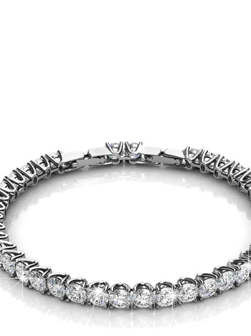 Bracelet Venus - Argenté et Cristal Argent - Kiabi