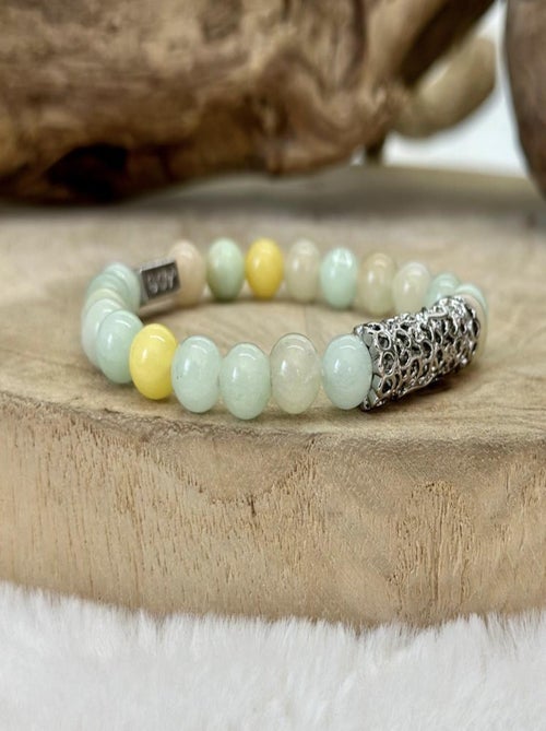 Bracelet Zen en Amazonite - Kiabi