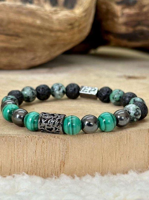 Bracelet zen en malachite - Kiabi