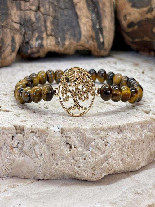 Bracelet Zen en oeil de tigre - Kiabi