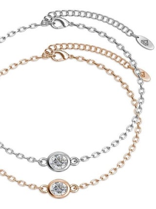 Bracelets Birth Stone - Argenté, Or Rosé et Cristal