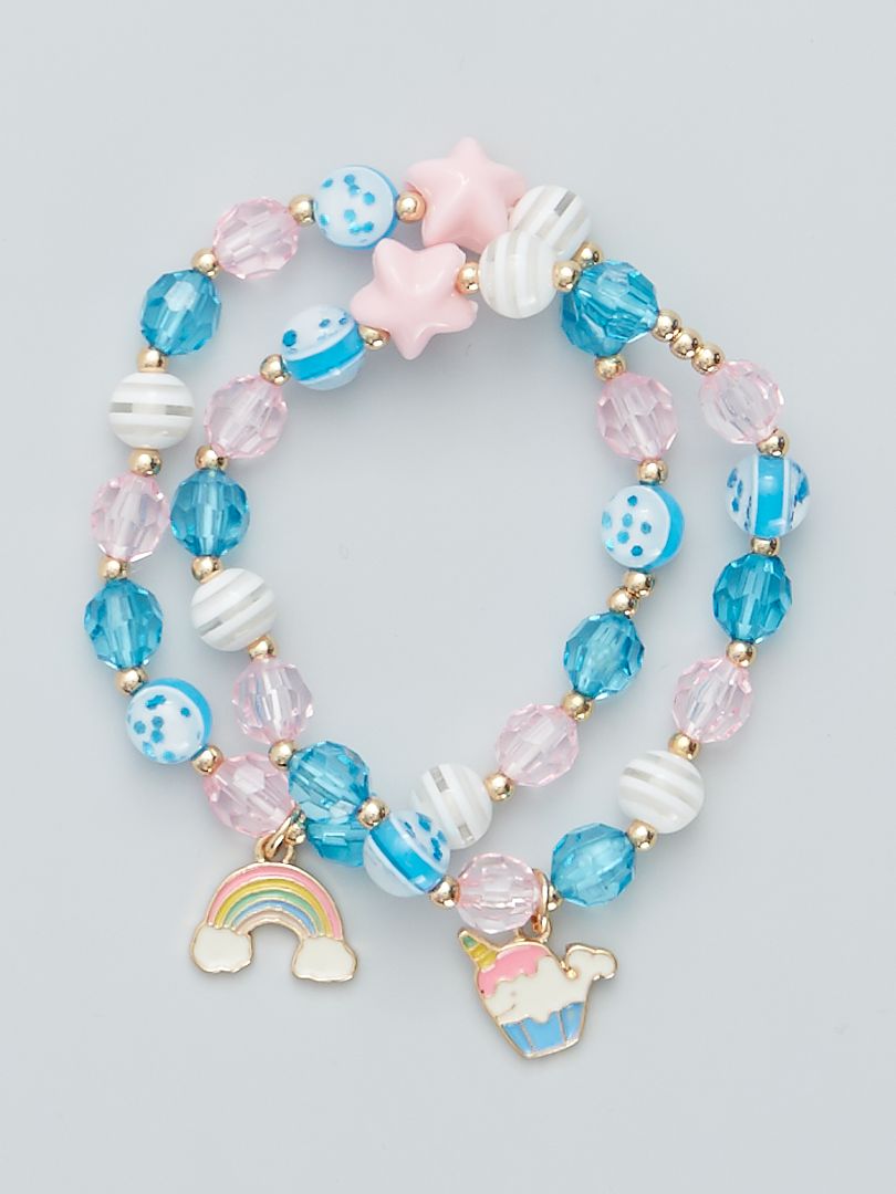 Bracelets souples bleu - Kiabi