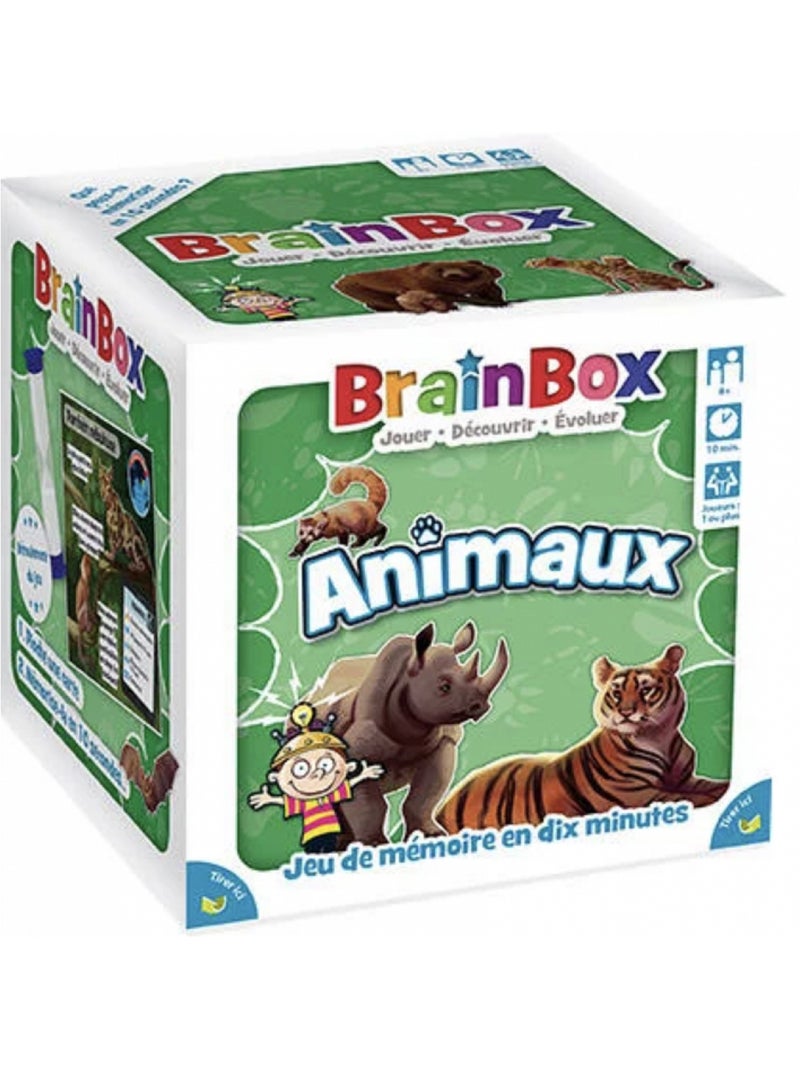 Brain Box - Mémoire - Les Animaux Vert - Kiabi