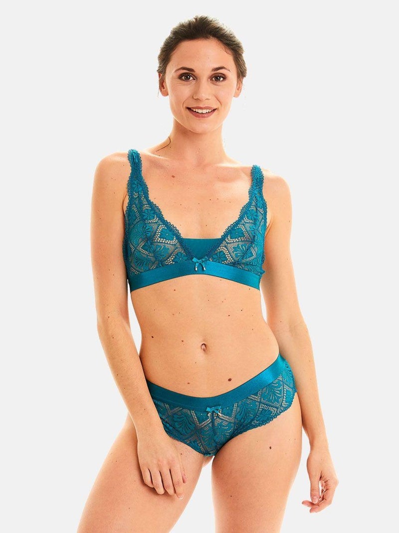 Bralette CONFISERIE - Pomm'Poire Bleu - Kiabi