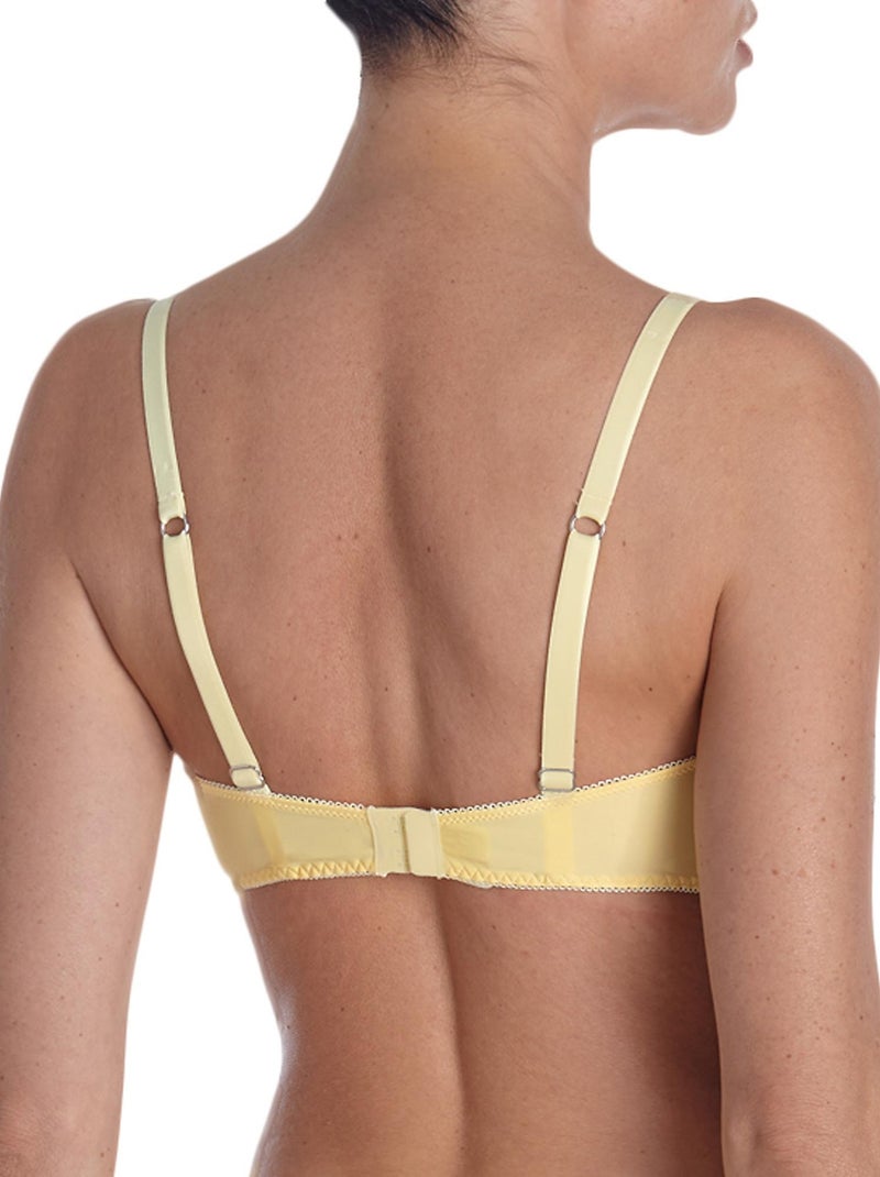 Bralette dentelle Blancmange Jaune - Kiabi