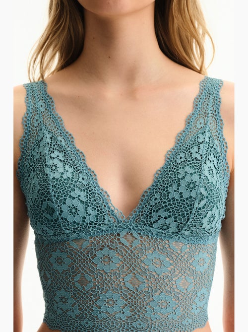 Bralette en dentelle femme penti - Kiabi Bralette en dentelle femme penti - Kiabi
