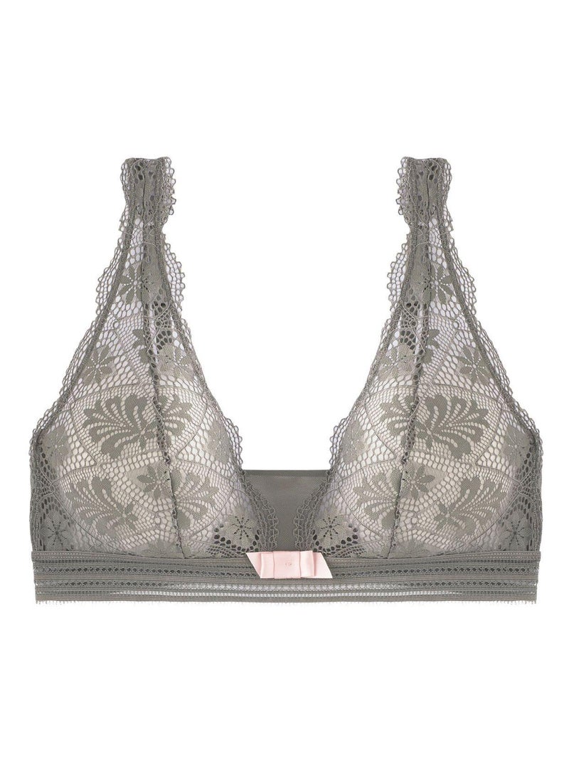 Bralette LOVE POWER - Pomm'Poire Gris - Kiabi