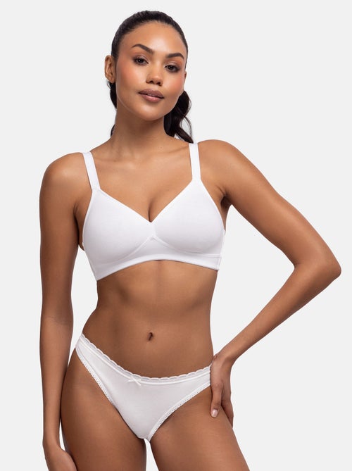 Bralette non rembourrée daniela blanc Dorina - Kiabi