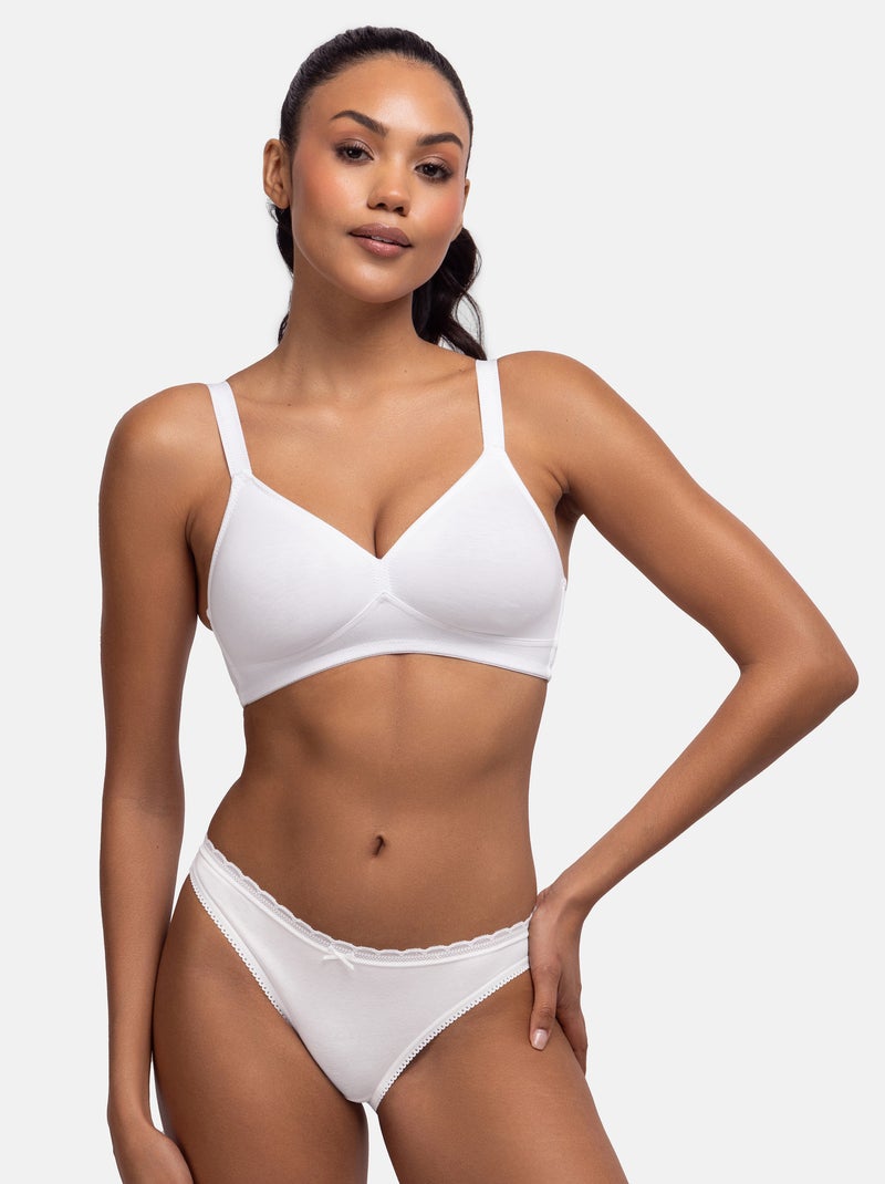 Bralette non rembourrée daniela blanc Dorina Blanc - Kiabi