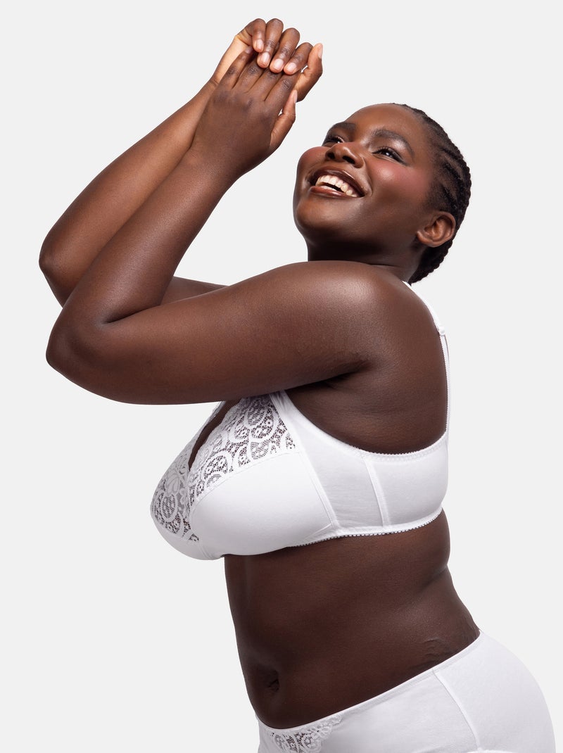 Bralette non rembourrée georgina Dorina Blanc - Kiabi