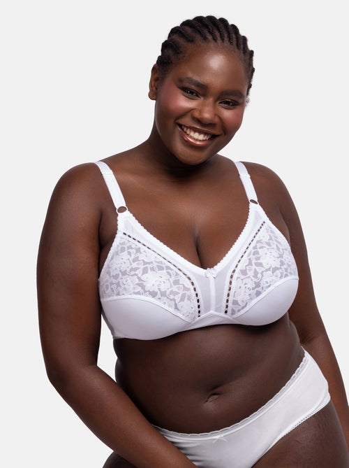 Bralette non rembourrée madeline blanche Dorina - Kiabi