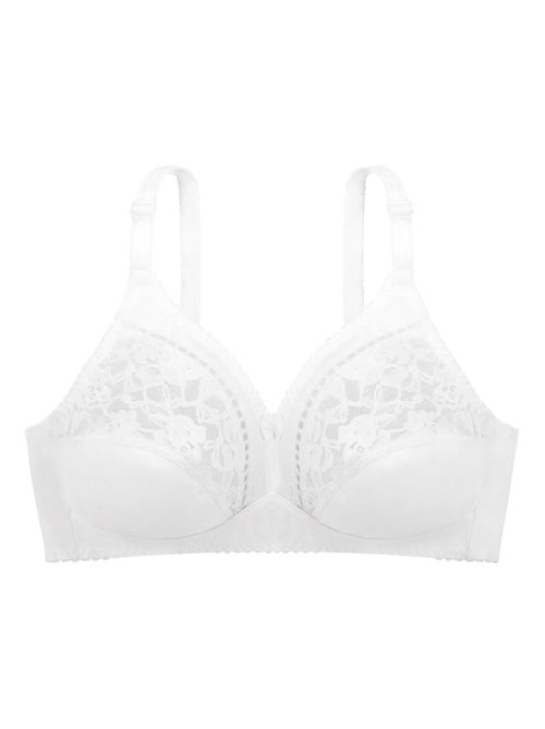 Bralette non rembourrée madeline blanche Dorina - Kiabi