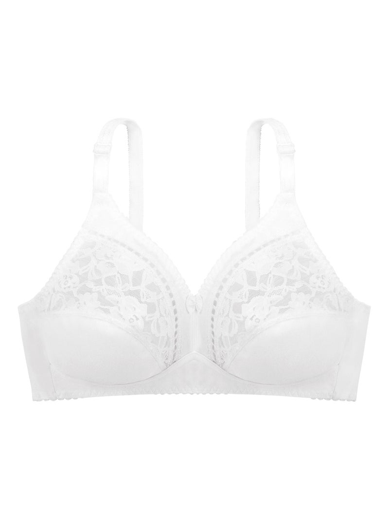 Bralette non rembourrée madeline blanche Dorina Blanc - Kiabi