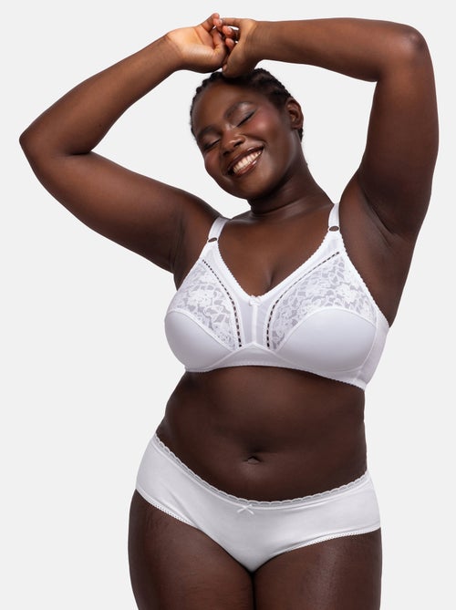 Bralette non rembourrée madeline blanche Dorina - Kiabi