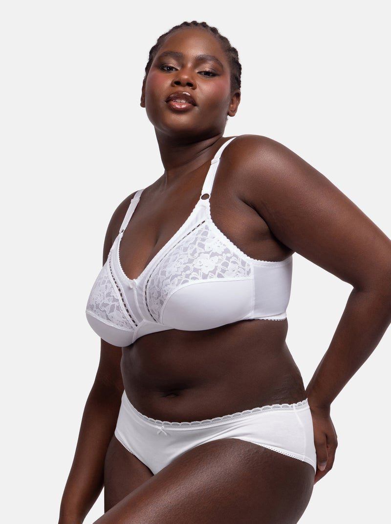 Bralette non rembourrée madeline blanche Dorina Blanc - Kiabi