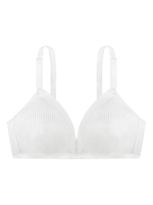 Bralette non rembourrée tiffany blanche Dorina - Kiabi