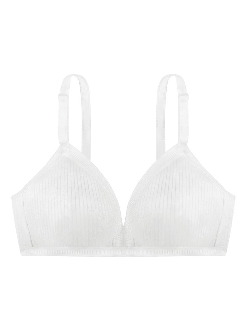 Bralette non rembourrée tiffany blanche Dorina Blanc - Kiabi