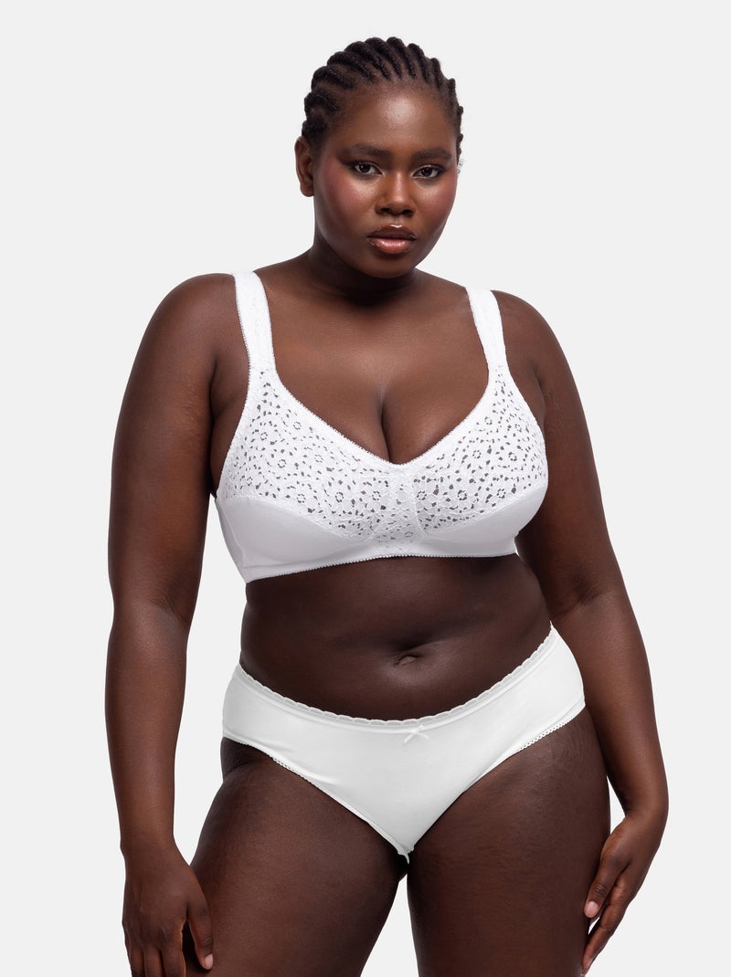 Bralette non rembourrée yvonne Dorina Blanc - Kiabi