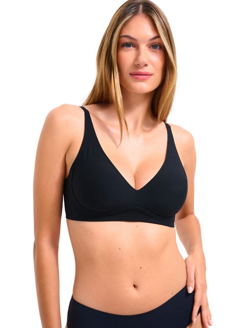 Bralette préformée décolleté v sans armatures my silhouette - Kiabi Bralette préformée décolleté v sans armatures my silhouette - Kiabi