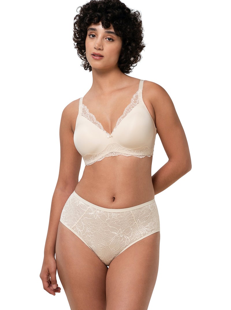 Bralette préformée sans armatures AMOURETTE CHARM Beige - Kiabi