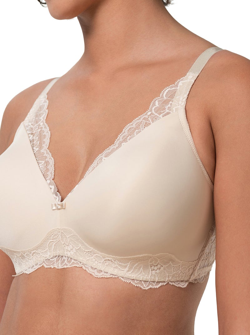 Bralette préformée sans armatures AMOURETTE CHARM Beige - Kiabi