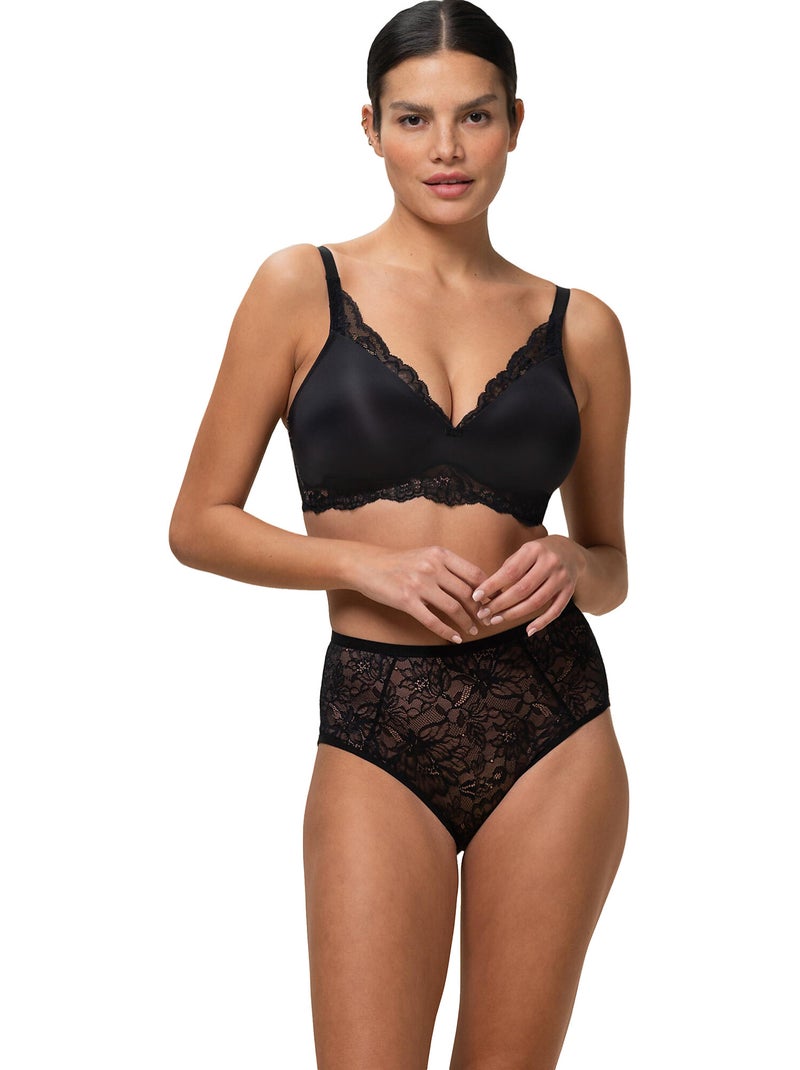 Bralette préformée sans armatures AMOURETTE CHARM Noir - Kiabi