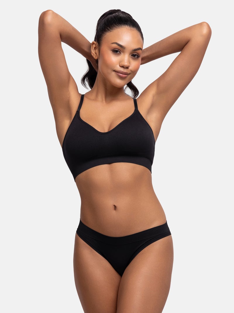 Bralette revive avec bonnets amovibles Dorina Noir - Kiabi