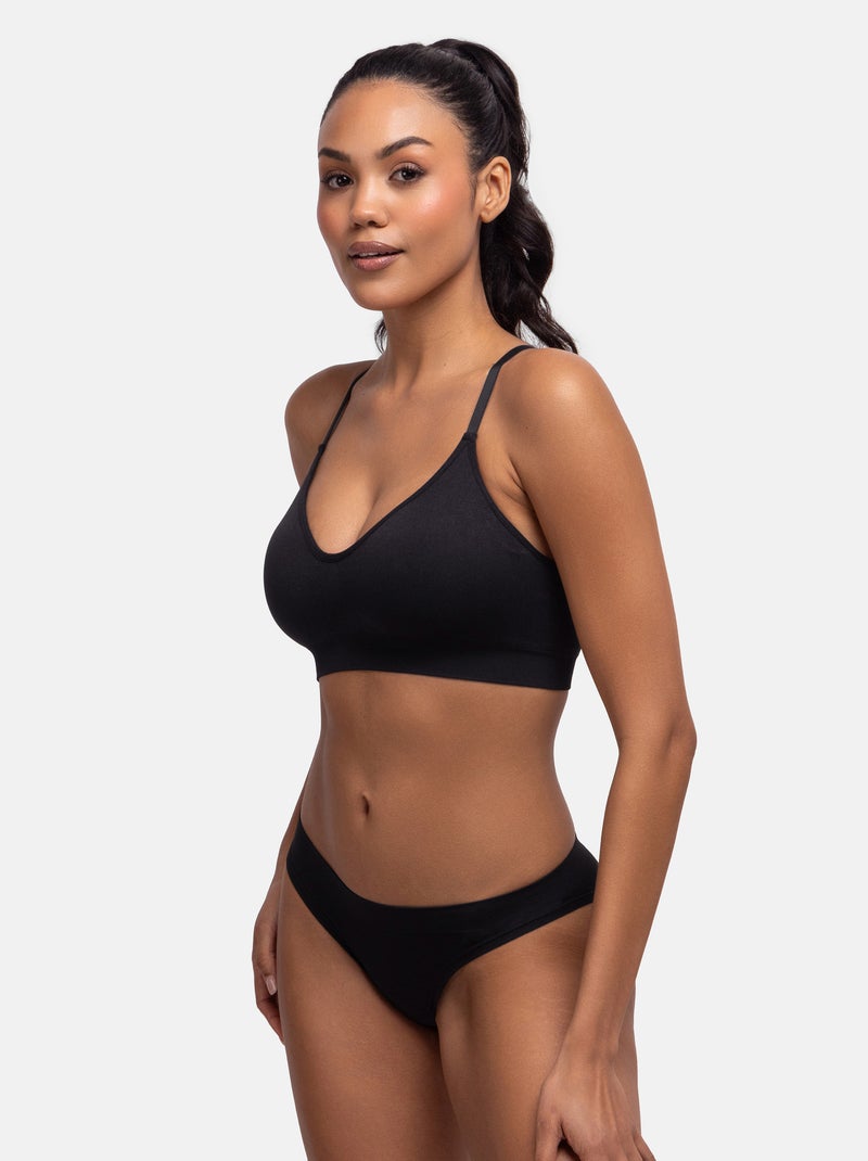Bralette revive avec bonnets amovibles Dorina Noir - Kiabi