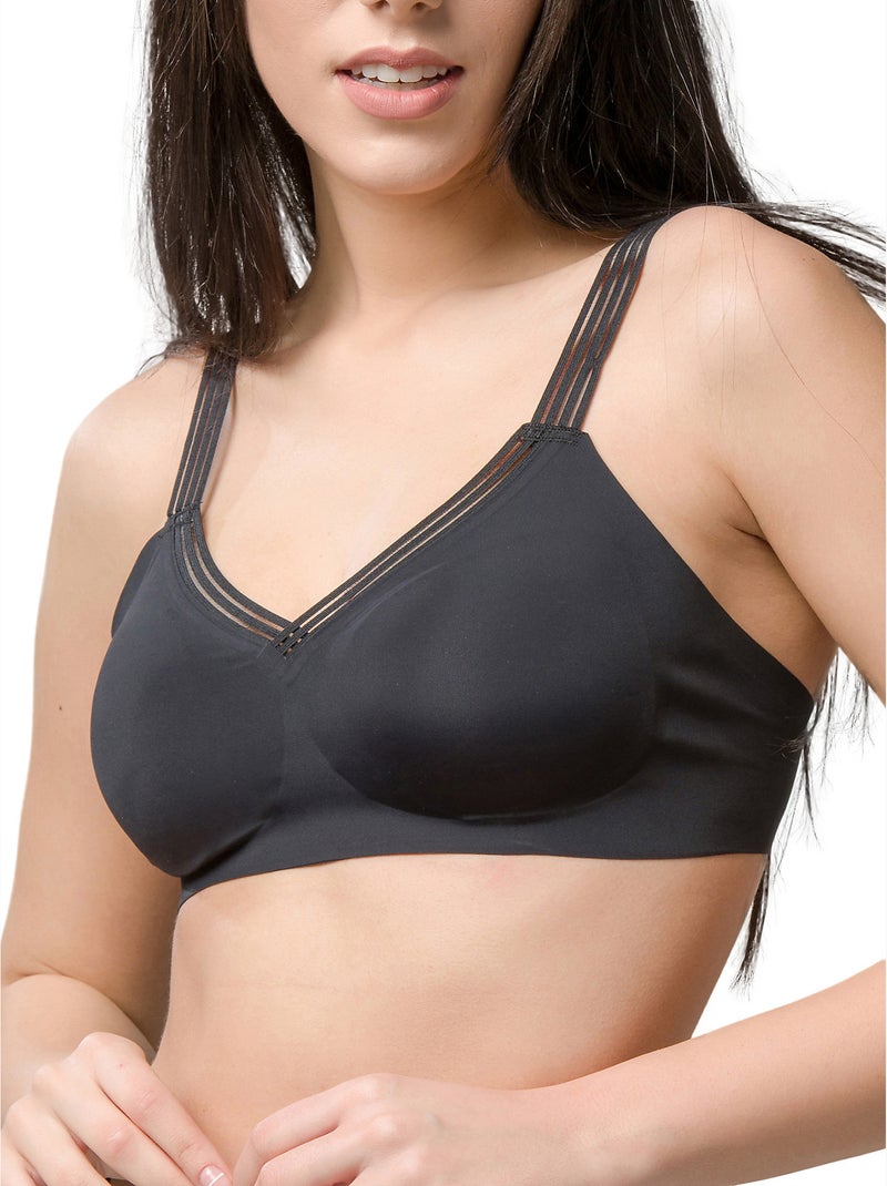 Bralette sans armatures Every Wear Noir - Kiabi