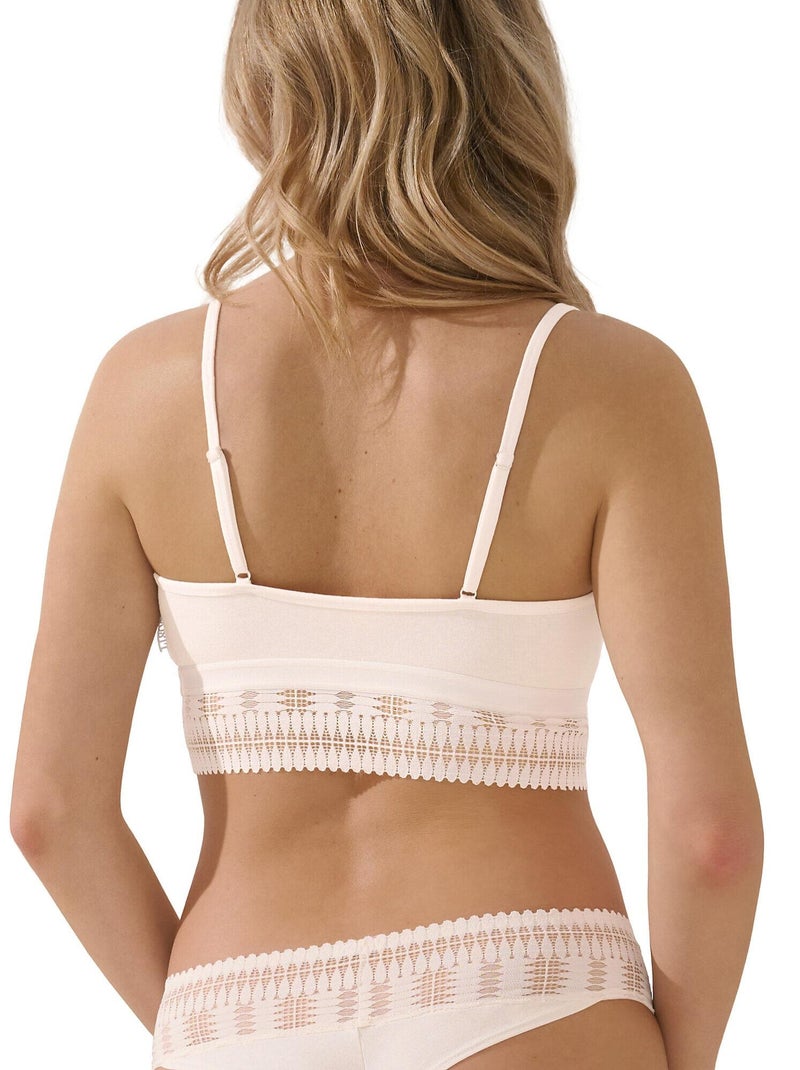 Bralette sans armatures Ophelia Blanc - Kiabi