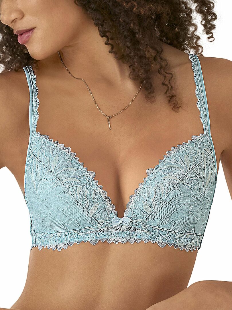 Bralette en dentelle - Bleu ciel