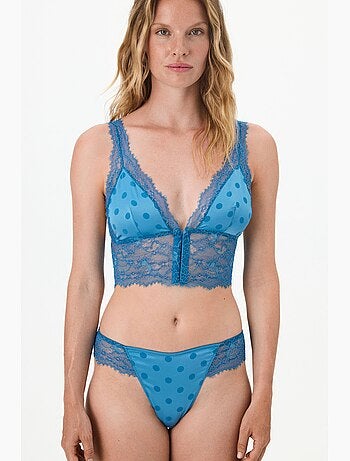 Bralette treso à pois penti