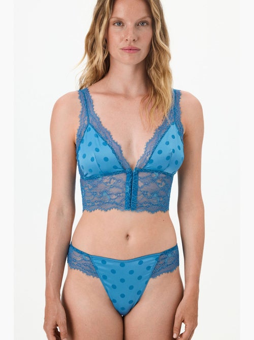 Bralette treso à pois penti - Kiabi