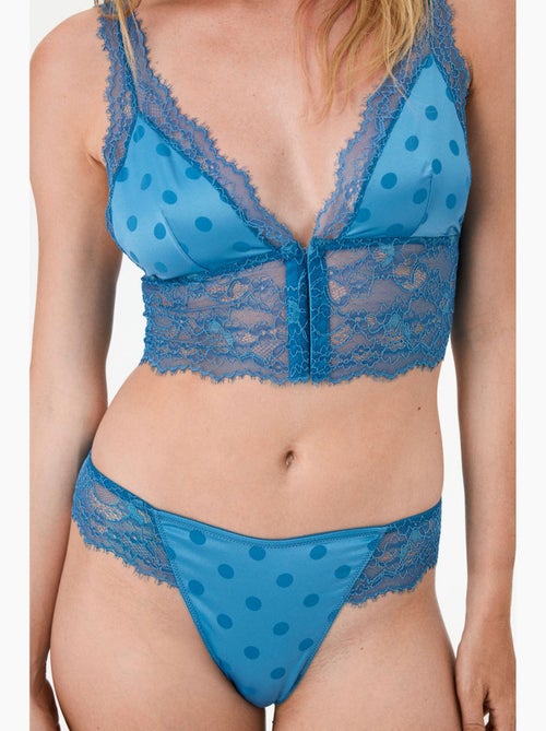 Bralette treso à pois penti - Kiabi