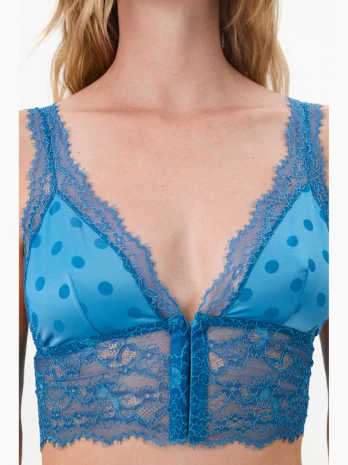 Bralette treso à pois penti - Kiabi