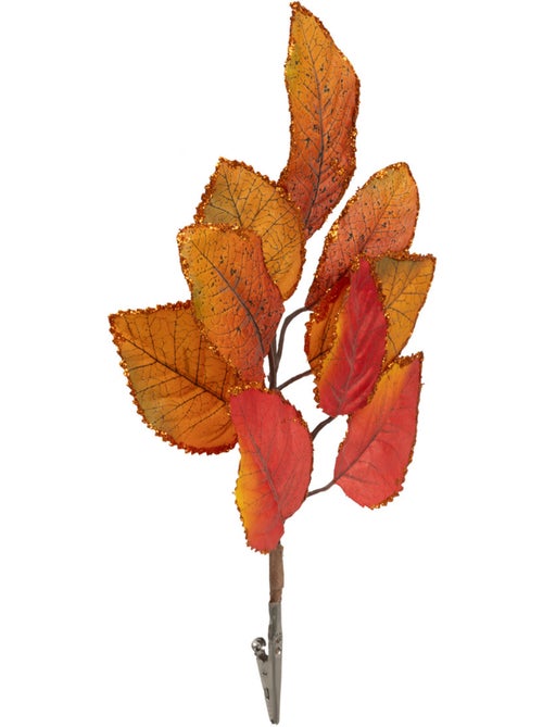 Branche de feuilles de magnolia automne sur pince - Kiabi