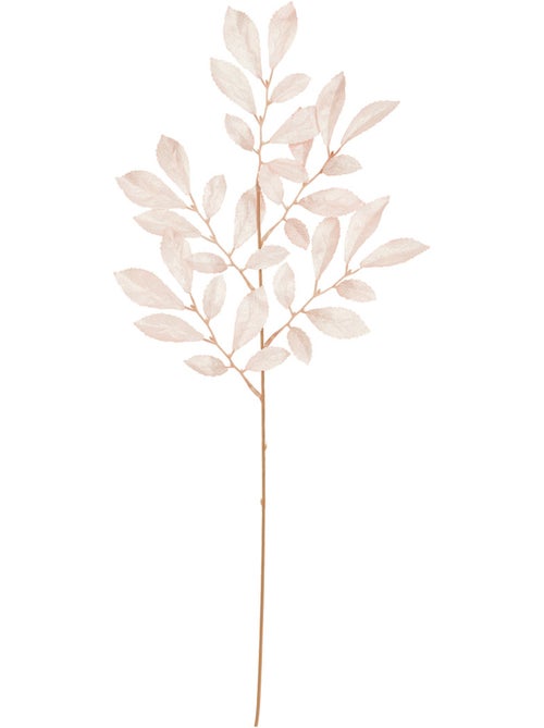 Branche feuille métal rose 75cm - Kiabi