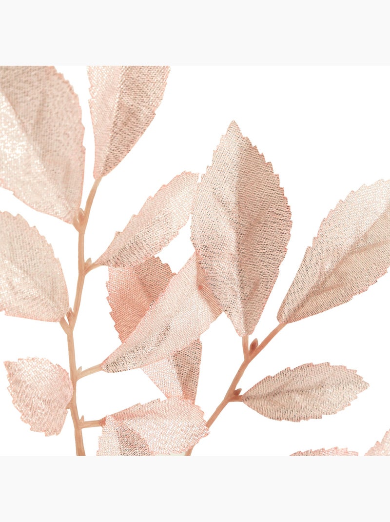 Branche feuille métal rose 75cm Rose - Kiabi