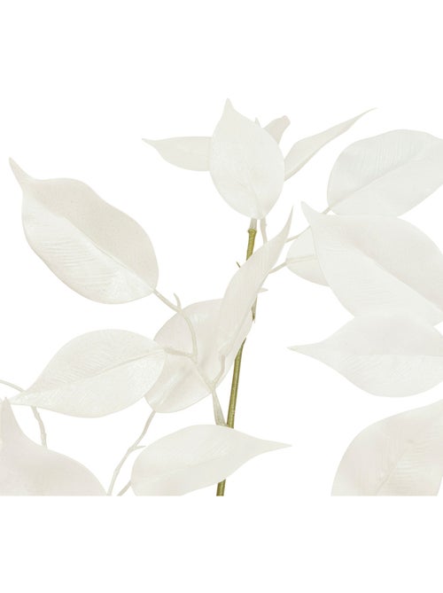 Branche Ficus blanc 93cm - Kiabi