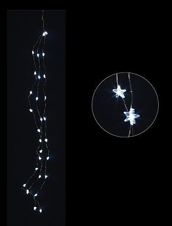 Branche lumineuse 30 Led etoiles