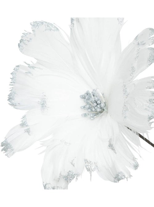 Branche plume blanc H65 - Kiabi